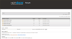 Desktop Screenshot of forum.hotdocs.com